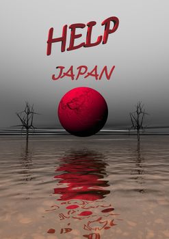 Help Japan red