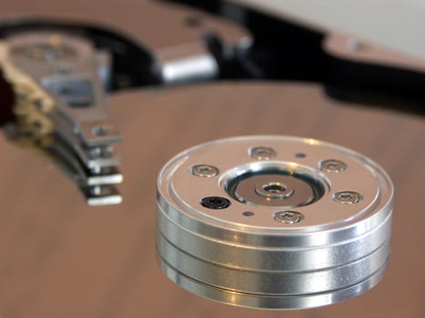 details of a computer's internal hard drive