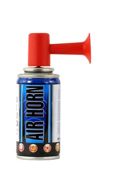 A Isolated air horn on white