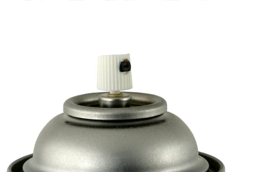 A Spray paint can nozzle