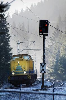 on the rail road
