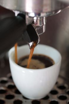 The making of a cup of espresso