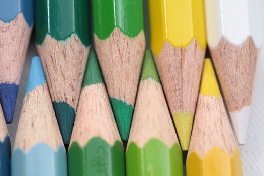 A collection of brand new unused colorpencils