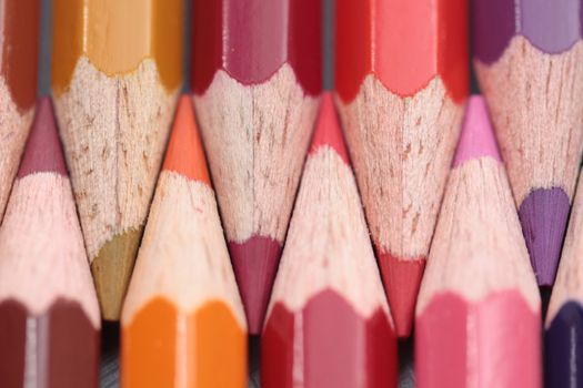 A collection of brand new unused colorpencils
