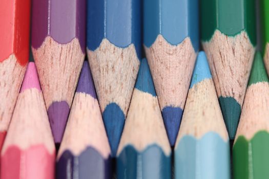 A collection of brand new unused colorpencils