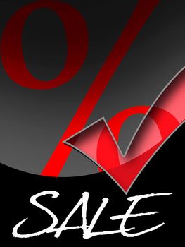 special offer with hook and per cent