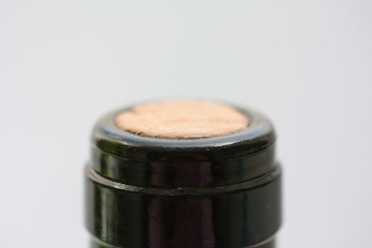 Cork on a bottle