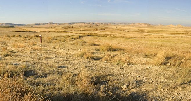 image of the desert of Bardenas Reales in Navarra, Spain