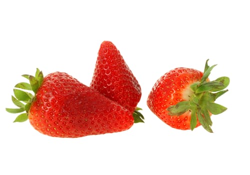 Fresh Strawberry  isolated on white background