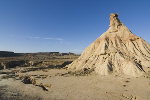 image of the desert of Bardenas Reales in Navarra, Spain