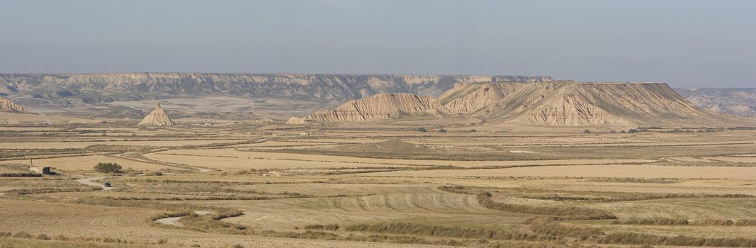 image of the desert of Bardenas Reales in Navarra, Spain