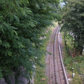 Monorail railway railroad track