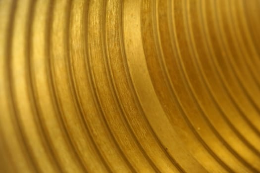 A Inside a tin can macro background