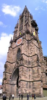 Freiburger Münster Panoramaaufnahme