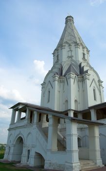 Church of ascension of the god in the Moscow park Kolomna