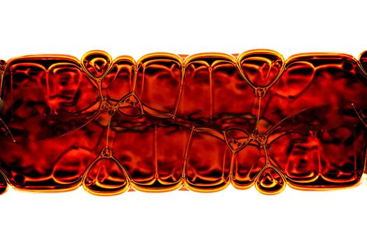 Abstract image of the water bubbles - froth