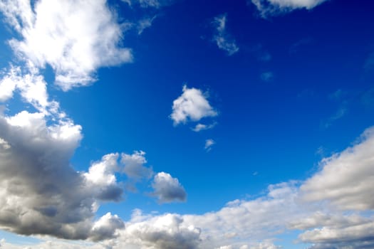 Cloudscape and blue sky