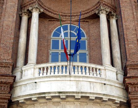 Palazzo Carignano in Turin, Italy - first Italian houses of parliament