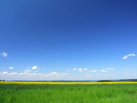 Himmel, Feld und Wiese