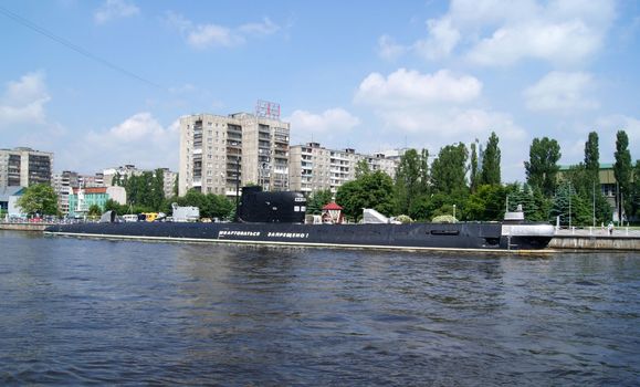 The Russian diesel submarine is now used as a museum 