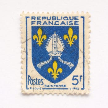 French stamp from France (in European Union)