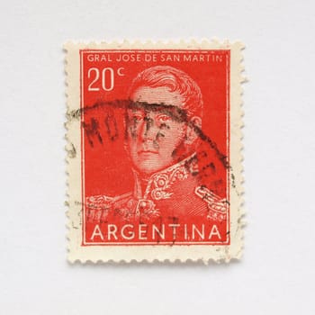 Stamp from the Argentine Republic (South America)