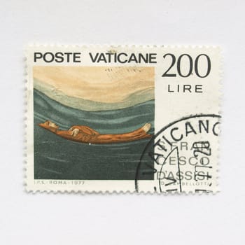 Stamp of Vatican City (in European Union)