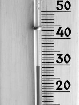 Thermometer instrument for measuring temperature - Hot summer