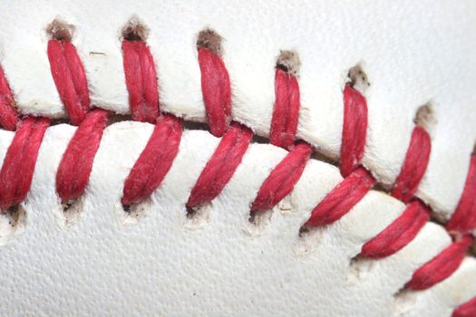Stunning macro of a baseball.  So close you can see the wax on the threads.