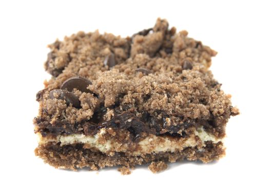 A delicious desert which includes, chocolate chips, cream cheese, eggs, sugar, canola oil and german chocolate cake mix