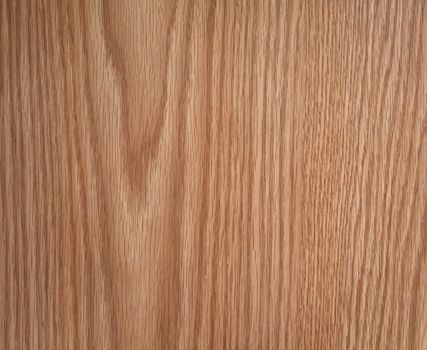 A closeup of a finished piece of red oak.