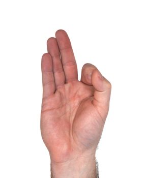 How to sign the letter F using American Sign Language