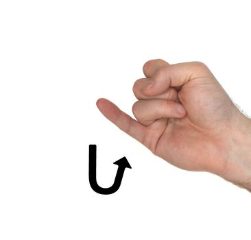 How to sign the letter J using American Sign Language