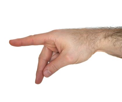 How to sign the letter P using American Sign Language