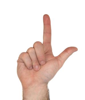 How to sign the letter L using American Sign Language
