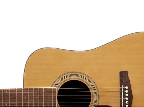 Crop of an Acoustic Guitar with Adspace