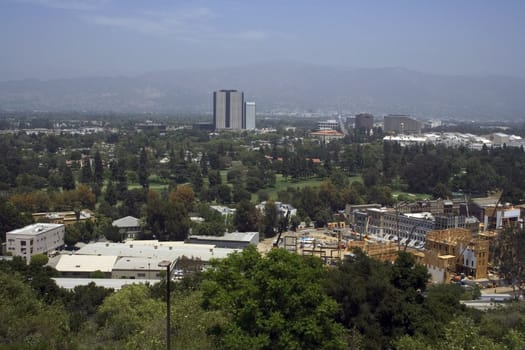 Panorama on one of the studios in hollywood