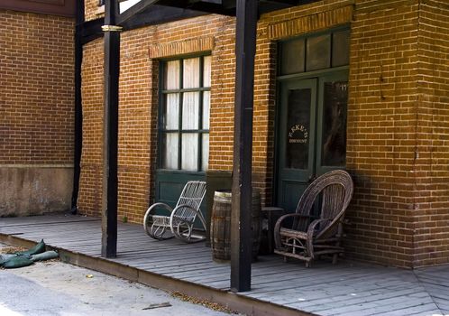 Saloon in wild west