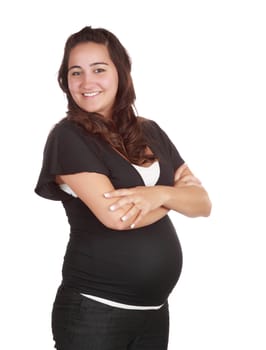 portrait of a beautiful pregnant woman