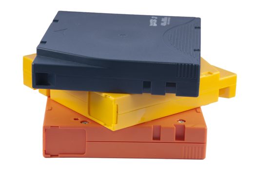 Blue, Yellow and Blue Cartridges.