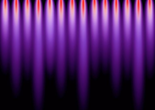 An abstract background in landscape format, representative of flame type shapes. Can also be used in portrait format.