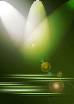 A green based abstract background. Room to overlay copy etc.