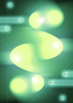 An abstract background playing on shapes, colours and light. Neon in effect, can be used landscape or portrait format.