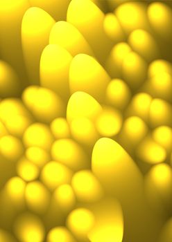Abstract background representing inner spores of a flower. Computer generated.