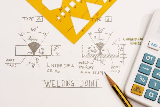 Welding Joint details - many uses in the oil and gas industry.