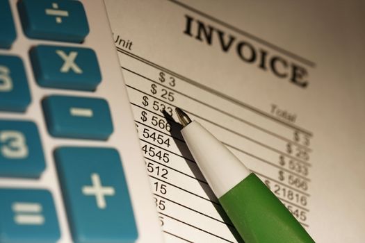 invoice with  calculator ( small dof )
