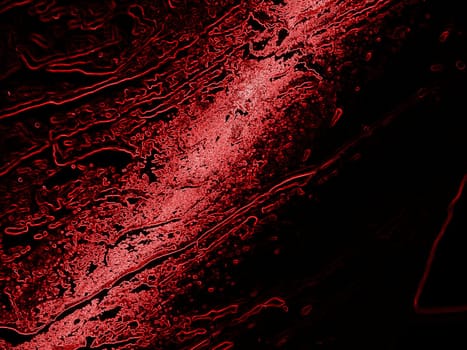 an abstract,  mushy red grunge background design