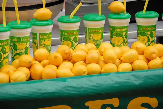 Lemondade for sale at a street fair