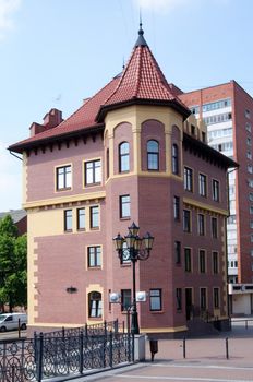 The house in silent and quiet street