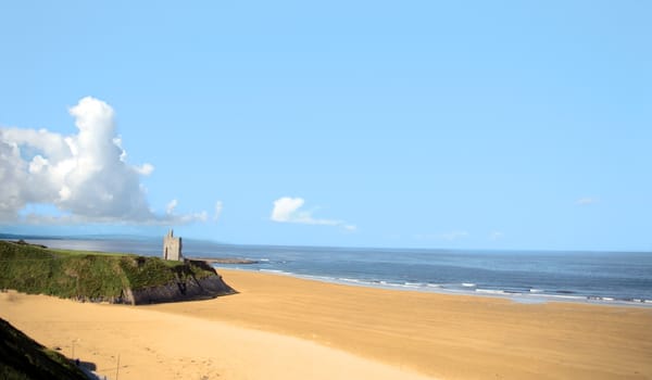 a view of the beach in ballybunion co kerry ireland
